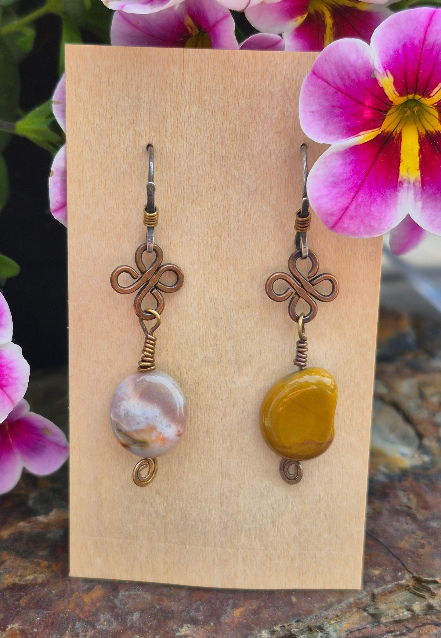 Ocean Jasper and Copper Clover