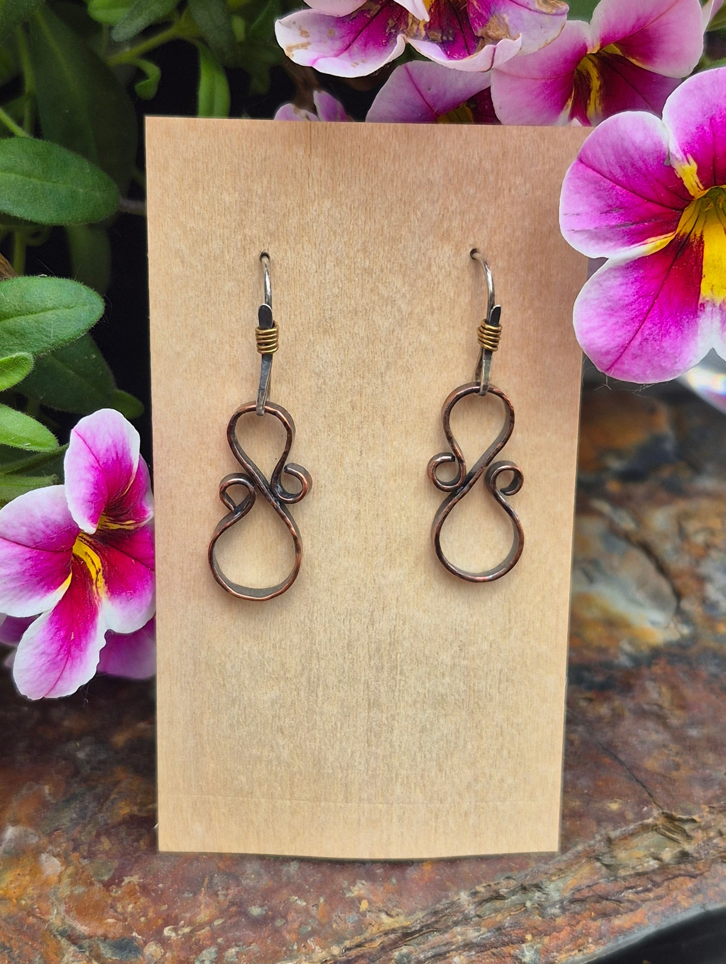 Figure "8" earrings - Large