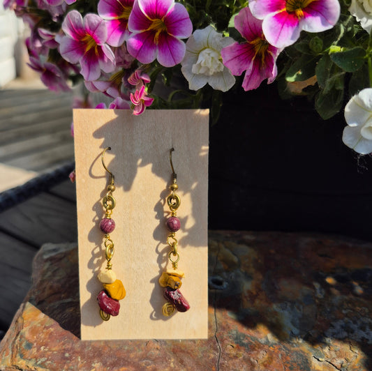 Mookaite and Purple Sandalwood