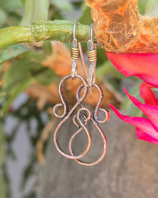 Figure "8" earrings - Large