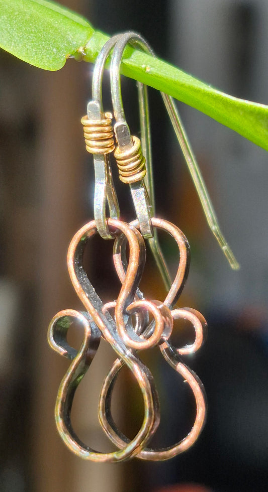 Figure "8" earrings - Medium