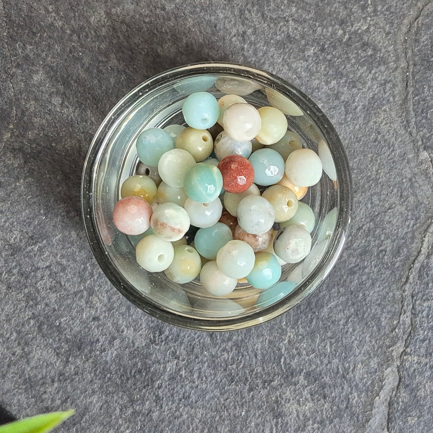 8mm bead "8" earrings in Copper