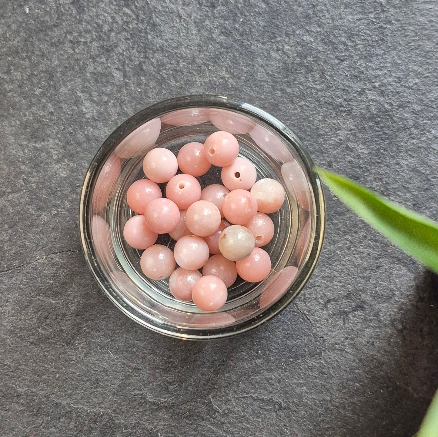8mm bead "8" earrings in Copper