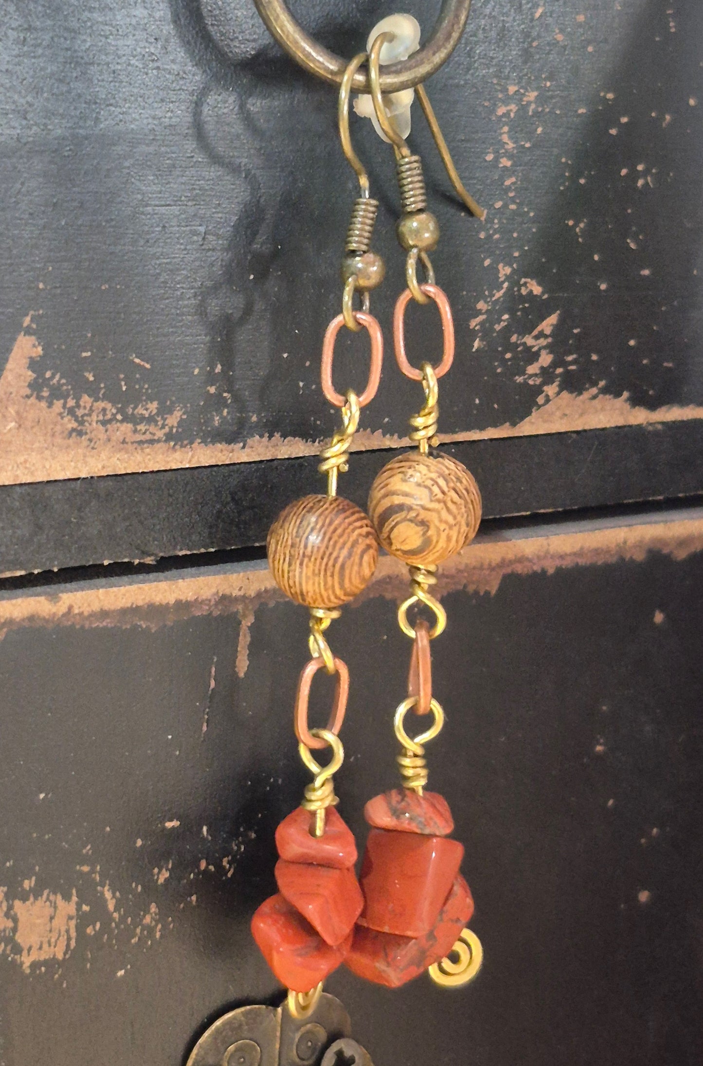 Red Jasper and Wenga wood