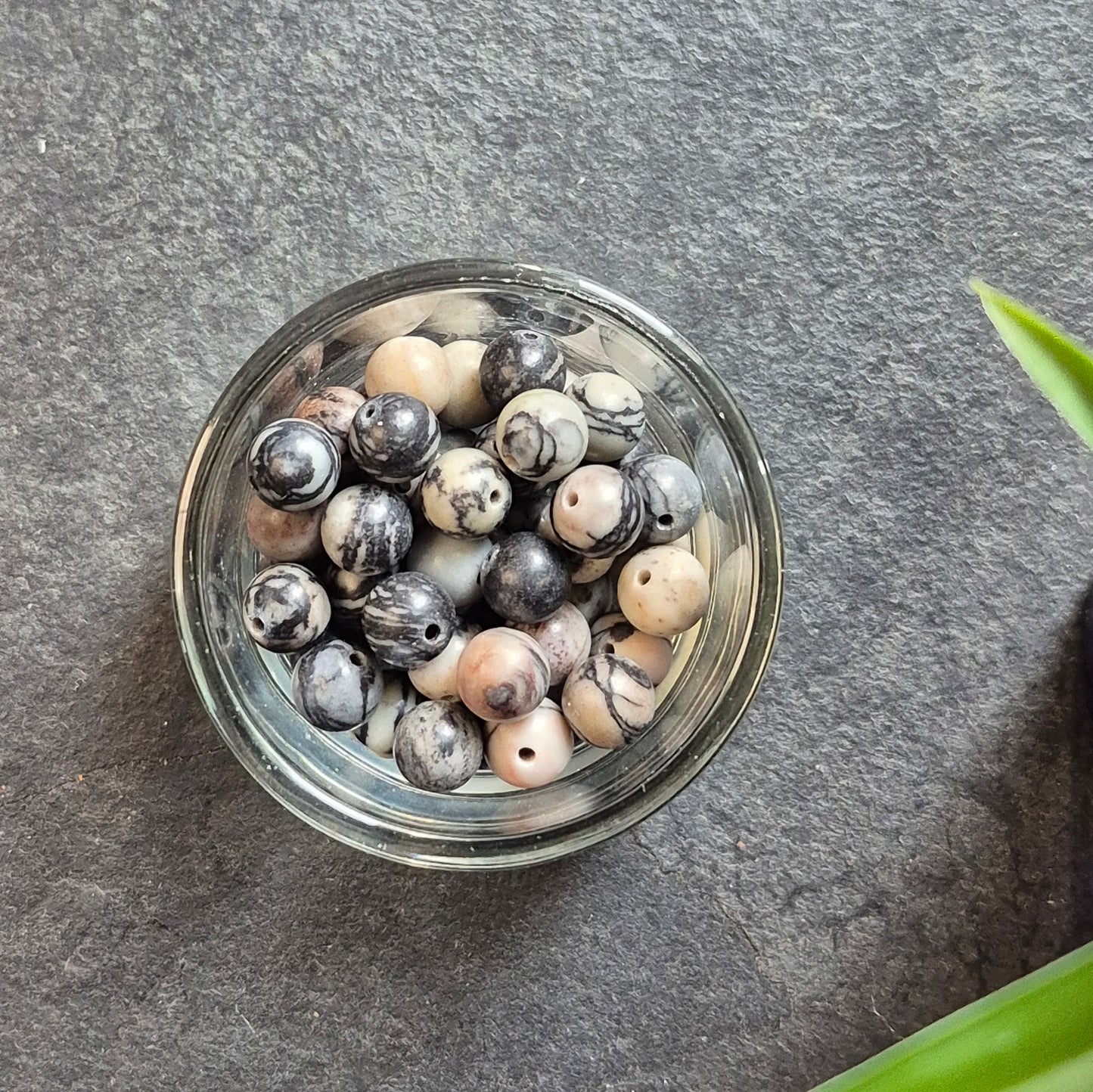 8mm bead "8" earrings in Copper