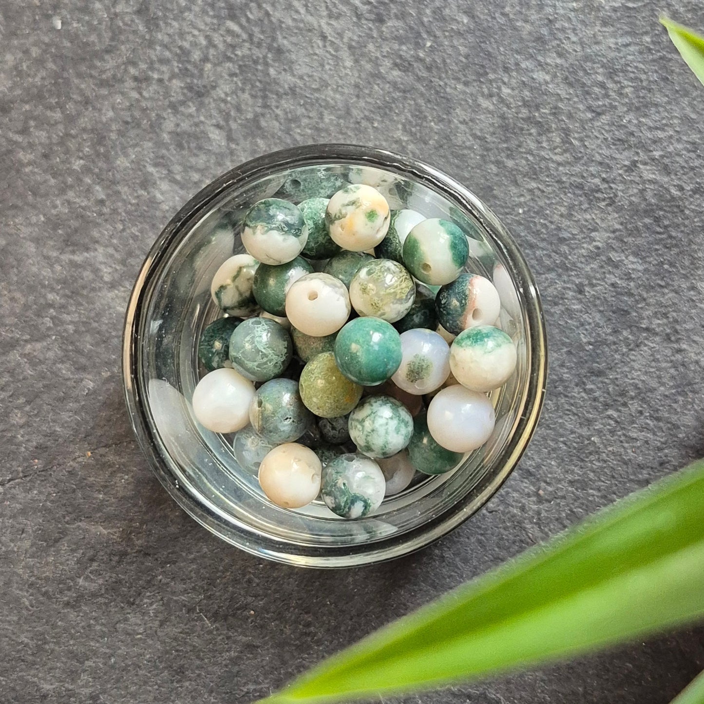 8mm bead "8" earrings in Copper