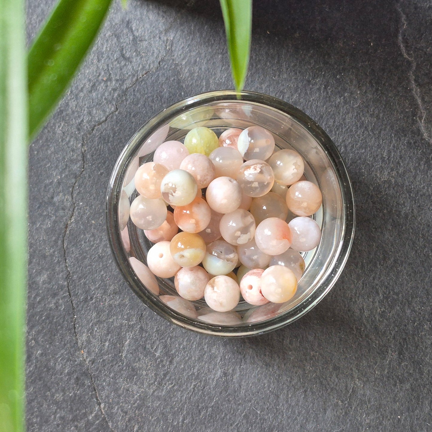 8mm bead "8" earrings in Copper