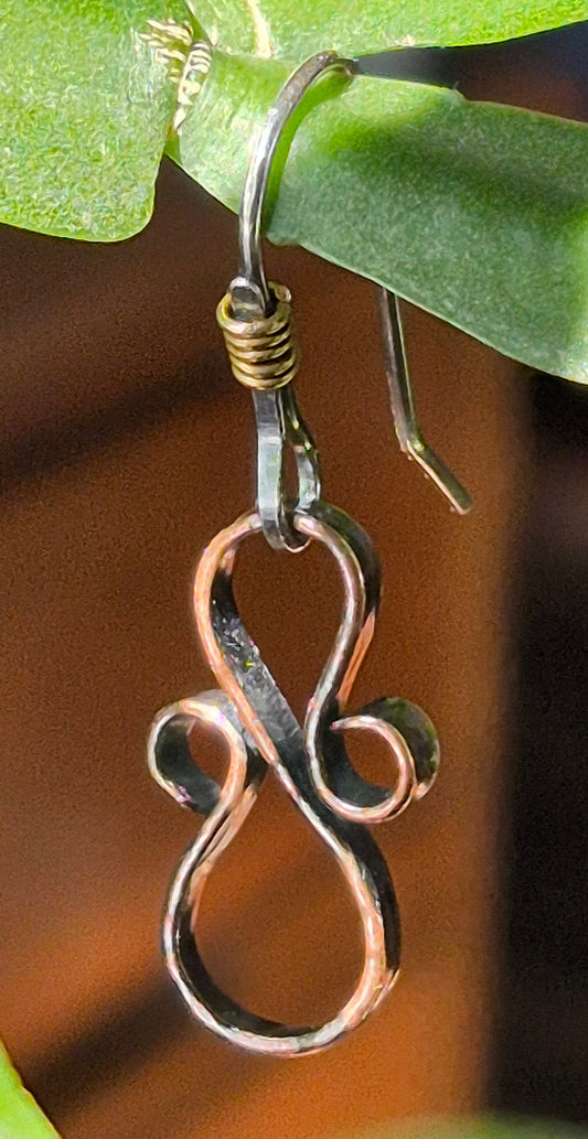 Figure "8" earrings - Medium
