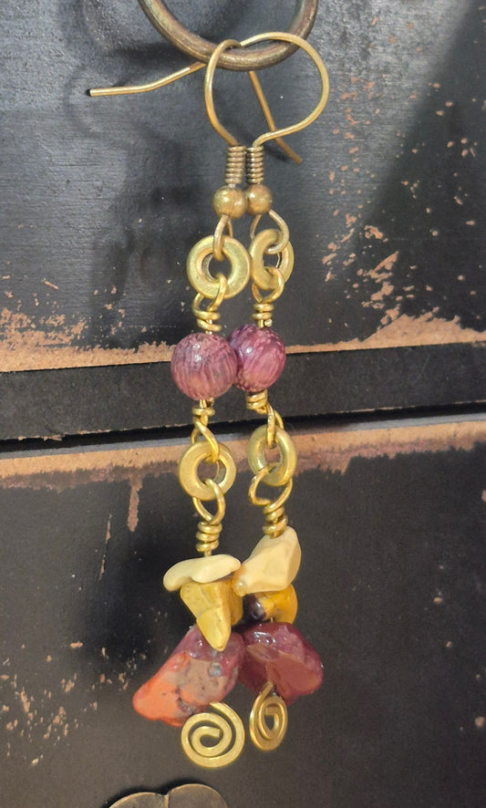 Mookaite and Purple Sandalwood